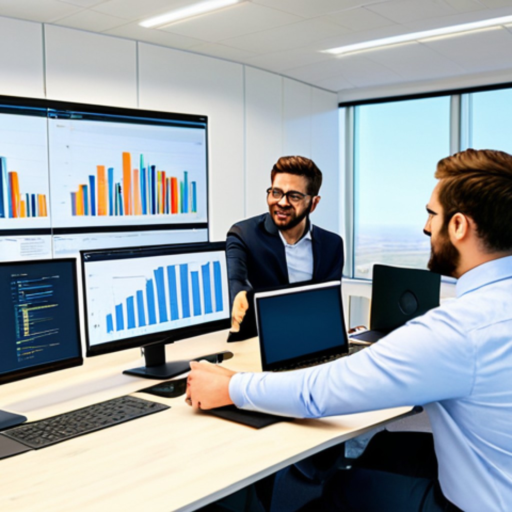 **

"A team of engineers collaborating on a wind turbine design in a modern office. One engineer is pointing at a digital twin of the turbine displayed on a large screen, while others are reviewing simulation data on laptops. The office is bright and airy, with views of a wind farm in the distance. Everyone is fully clothed in appropriate business casual attire. safe for work, appropriate content, professional, modest, perfect anatomy, natural proportions, well-formed hands, proper finger count, professional setting, high quality rendering."

**