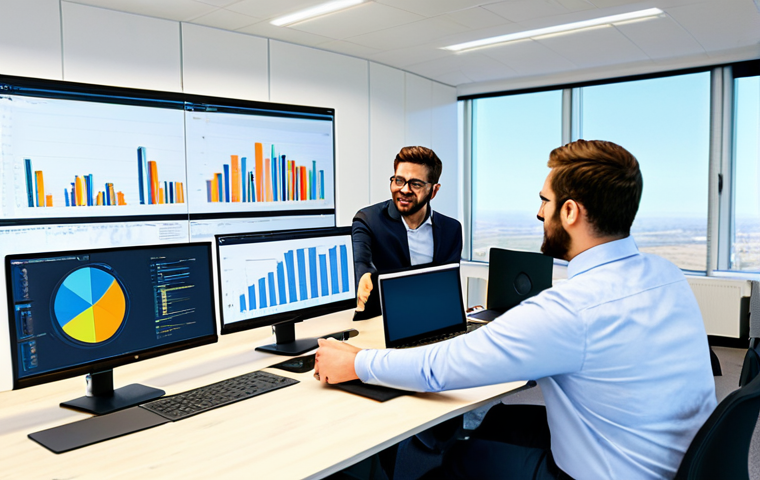 **

"A team of engineers collaborating on a wind turbine design in a modern office. One engineer is pointing at a digital twin of the turbine displayed on a large screen, while others are reviewing simulation data on laptops. The office is bright and airy, with views of a wind farm in the distance. Everyone is fully clothed in appropriate business casual attire. safe for work, appropriate content, professional, modest, perfect anatomy, natural proportions, well-formed hands, proper finger count, professional setting, high quality rendering."

**