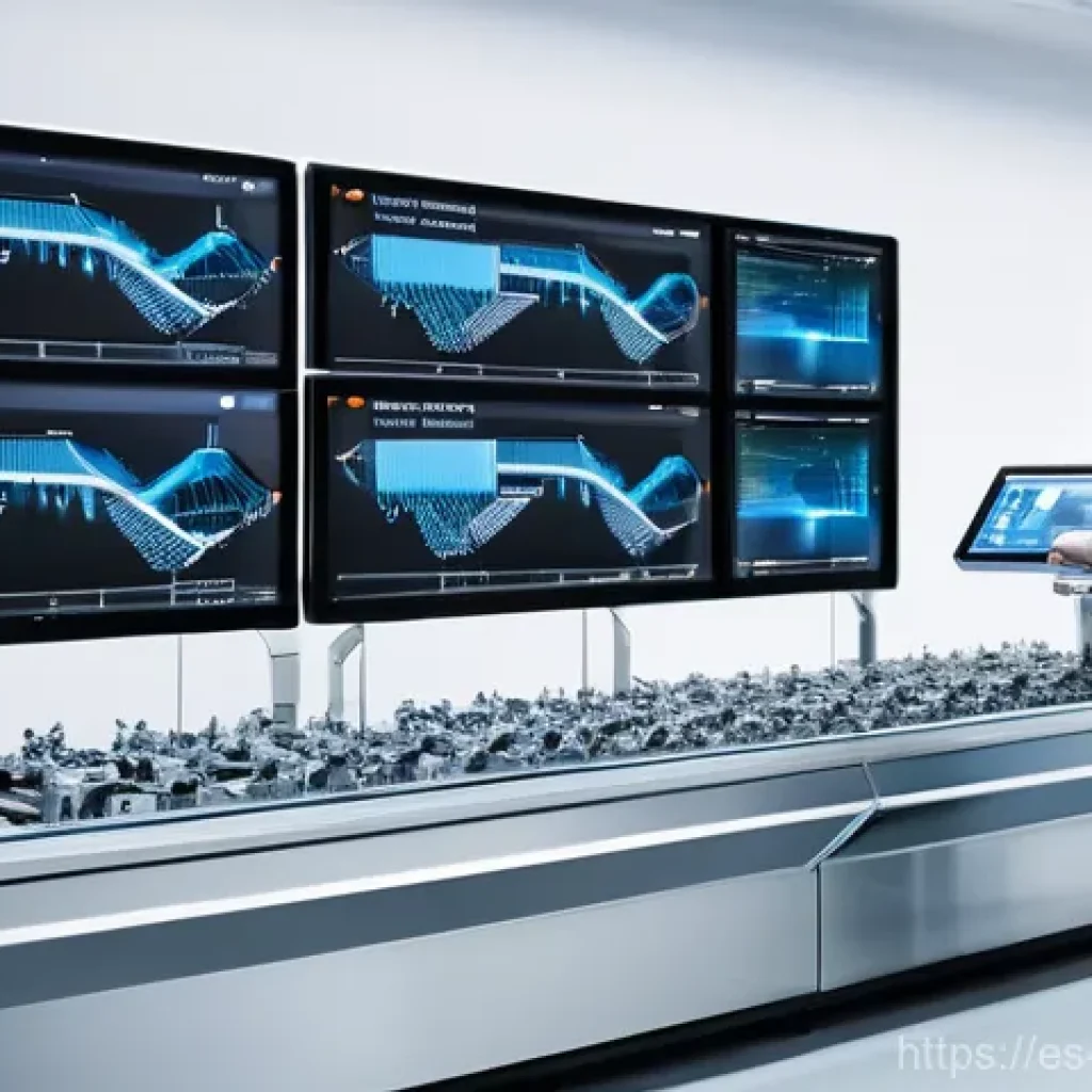 기계공학 서보시스템 - **Prompt 1: The Precision Dance of Factory Robotics**
    "A high-angle, wide shot of a futuristic, ...